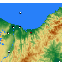 Nearby Forecast Locations - Ōpōtiki - карта