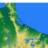 Nearby Forecast Locations - Тауранга - карта