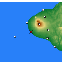 Nearby Forecast Locations - Ōpunake - карта