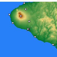 Nearby Forecast Locations - Hāwera - карта