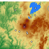 Nearby Forecast Locations - Tongariro NP - карта