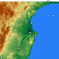 Nearby Forecast Locations - Хейстингс - карта