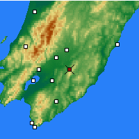 Nearby Forecast Locations - Аппер-Хатт - карта