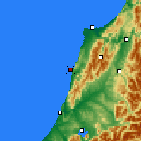 Nearby Forecast Locations - Punakaiki - карта