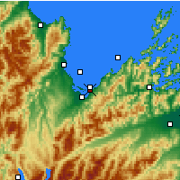 Nearby Forecast Locations - Абель-Тасман - карта