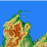 Nearby Forecast Locations - Tākaka - карта