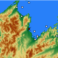 Nearby Forecast Locations - Мотуэка - карта