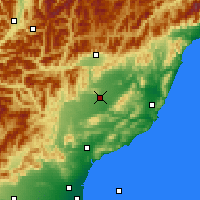 Nearby Forecast Locations - Culverden - карта