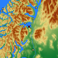 Nearby Forecast Locations - Manapouri - карта