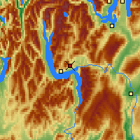 Nearby Forecast Locations - Куинстаун - карта