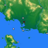 Nearby Forecast Locations - Инверкаргилл - карта