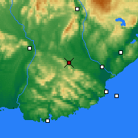 Nearby Forecast Locations - Clinton - карта