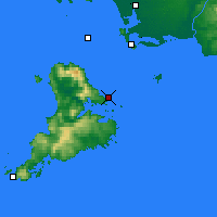 Nearby Forecast Locations - Halfmoon Bay - карта