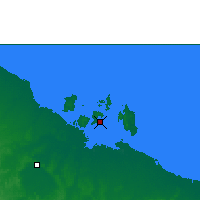 Nearby Forecast Locations - Centre Island - карта
