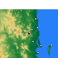 Nearby Forecast Locations - Maleny - карта
