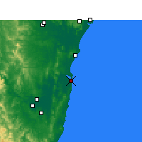 Nearby Forecast Locations - Yamba - карта