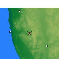 Nearby Forecast Locations - Badgingarra - карта