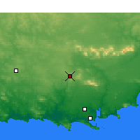 Nearby Forecast Locations - Mount Barker - карта