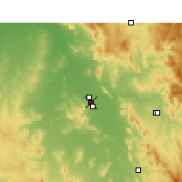 Nearby Forecast Locations - Gunnedah - карта