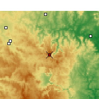 Nearby Forecast Locations - Nullo Mount. - карта