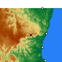 Nearby Forecast Locations - Дорриго - карта