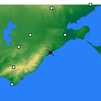 Nearby Forecast Locations - Aireys Inlet - карта