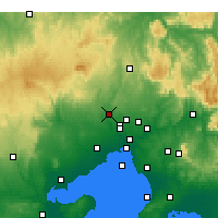 Nearby Forecast Locations - Мельбурн (аэропорт) - карта