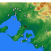 Nearby Forecast Locations - Cranbourne - карта