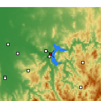 Nearby Forecast Locations - Hume Dam - карта