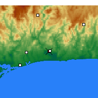 Nearby Forecast Locations - Орбост - карта