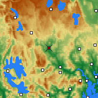Nearby Forecast Locations - Ouse - карта