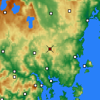 Nearby Forecast Locations - Tunnak - карта