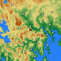 Nearby Forecast Locations - Moogara - карта