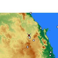 Nearby Forecast Locations - Mareeba Airfield - карта
