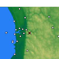 Nearby Forecast Locations - Kalamunda - карта