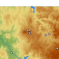 Nearby Forecast Locations - Ориндж аэропорт - карта