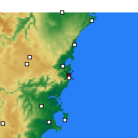 Nearby Forecast Locations - Kiama - карта