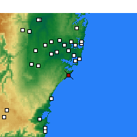 Nearby Forecast Locations - Wattamolla Aws - карта