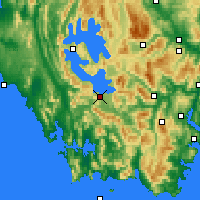 Nearby Forecast Locations - Scotts Peak - карта