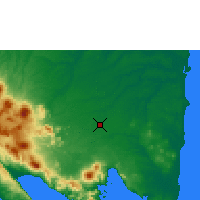 Nearby Forecast Locations - Бандар-Лампунг - карта