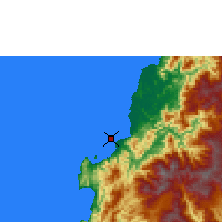 Nearby Forecast Locations - Majene - карта