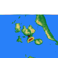 Nearby Forecast Locations - Labuha - карта