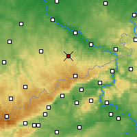 Nearby Forecast Locations - Диппольдисвальде - карта