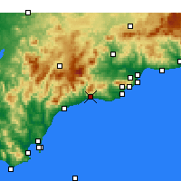 Nearby Forecast Locations - Марбелья - карта