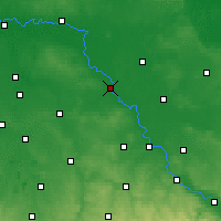 Nearby Forecast Locations - Торгау - карта