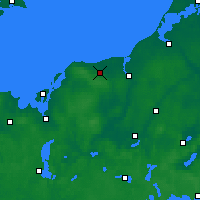 Nearby Forecast Locations - Бад-Доберан - карта
