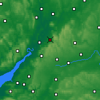 Nearby Forecast Locations - Челтнем - карта