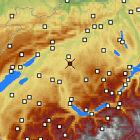 Nearby Forecast Locations - Бургдорф - карта