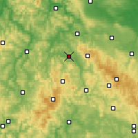 Nearby Forecast Locations - Бад-Зальцунген - карта