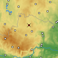Nearby Forecast Locations - Вайдхофен-ан-дер-Тайя - карта